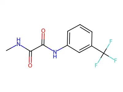 N-methyl-N'-[3-(trifluoromethyl)phenyl]oxamide structure