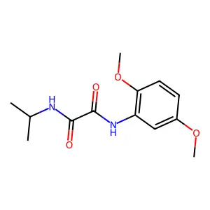N-(2,5-dimethoxyphenyl)-N'-(propan-2-yl)ethanediamide structure