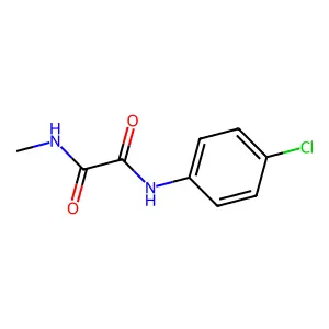 N-(4-chlorophenyl)-N'-methylethanediamide structure