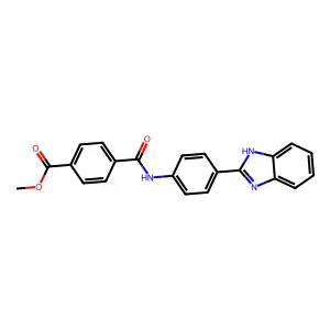 methyl 4-{[4-(1H-1,3-benzodiazol-2-yl)phenyl]carbamoyl}benzoate structure