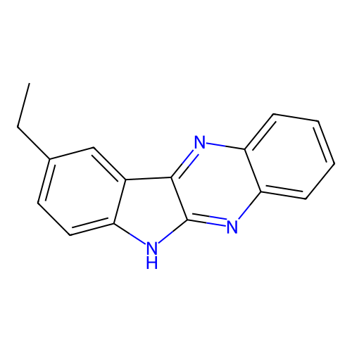 9-Ethyl-6H-indolo[2,3-b]quinoxaline structure