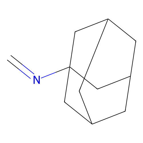 N-(1-adamantyl)methanimine structure