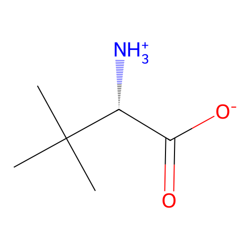 (2S)-2-azaniumyl-3,3-dimethylbutanoate structure