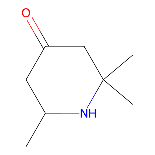 2,2,6-Trimethyl-piperidin-4-one structure