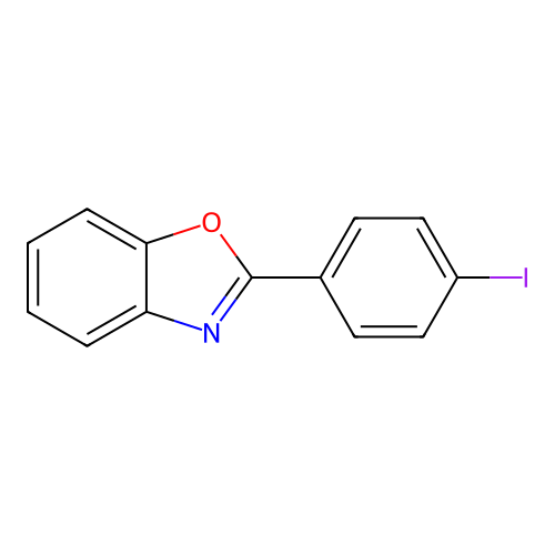 2-(4-Iodophenyl)-1,3-benzoxazole structure