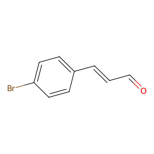 Trans-4-bromocinnamaldehyde structure