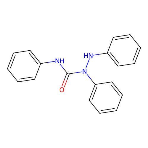 N,1,2-Triphenylhydrazinecarboxamide structure