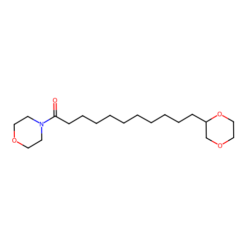 11-(1,4-Dioxan-2-yl)-1-(morpholin-4-yl)undecan-1-one structure