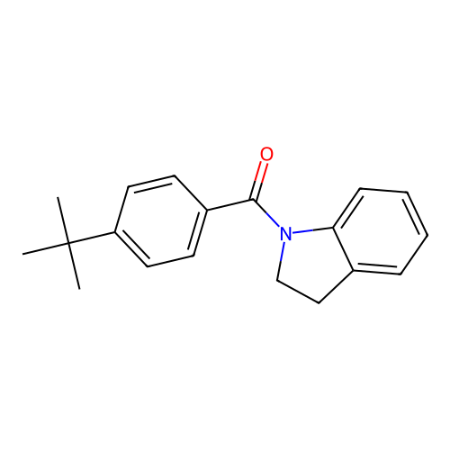 4-(Tert-butyl)phenyl indolinyl ketone structure