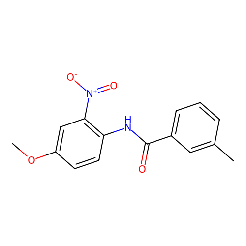 N-(4-methoxy-2-nitrophenyl)-3-methylbenzamide structure