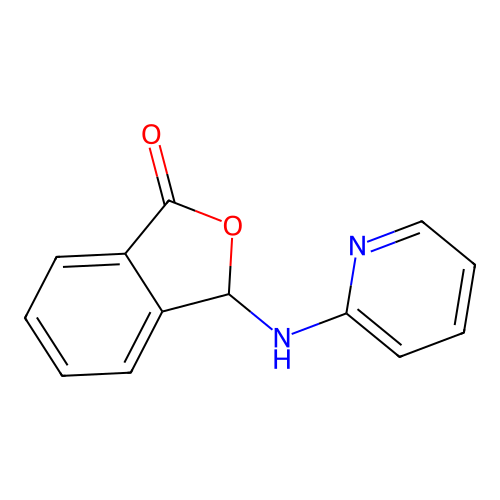 3-(Pyridin-2-ylamino)-3H-isobenzofuran-1-one structure