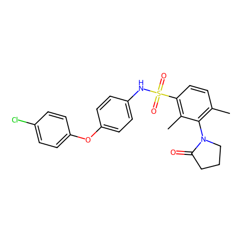 C24H23ClN2O4S structure
