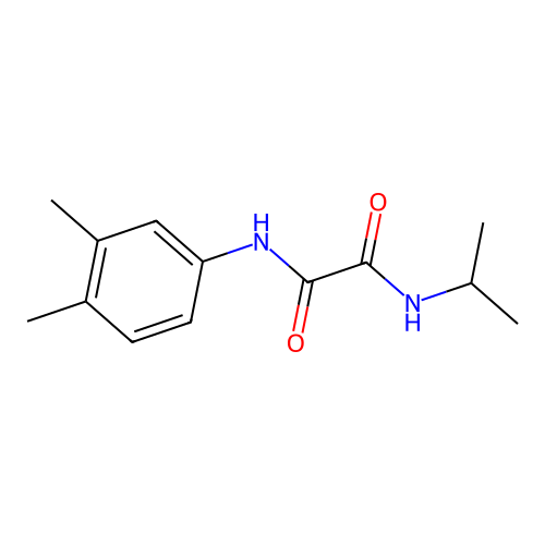N-(3,4-dimethylphenyl)-N'-(propan-2-yl)ethanediamide structure