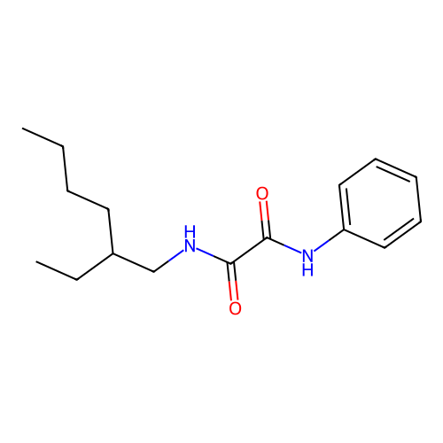 N-(2-ethylhexyl)-N'-phenylethanediamide structure