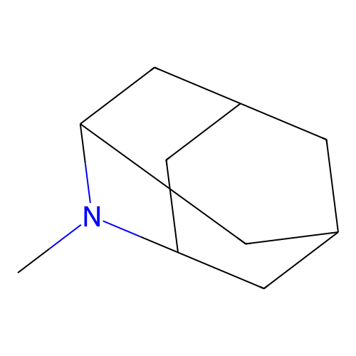 2-Methyl-2-azatricyclo[3.3.1.1~3,7~]decane structure