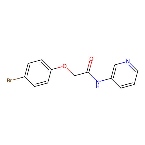 2-(4-bromophenoxy)-N-(pyridin-3-yl)acetamide structure