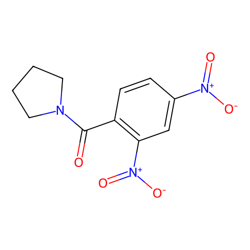 (2,4-Dinitrophenyl)-pyrrolidin-1-ylmethanone structure
