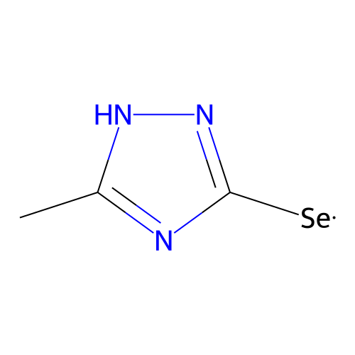 3H-1,2,4-Triazole-3-selone, 1,2-dihydro-5-methyl- structure