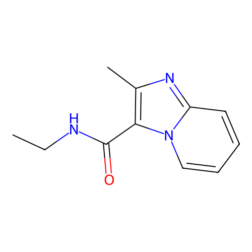 N-ethyl-2-methylimidazo[1,2-a]pyridine-3-carboxamide structure