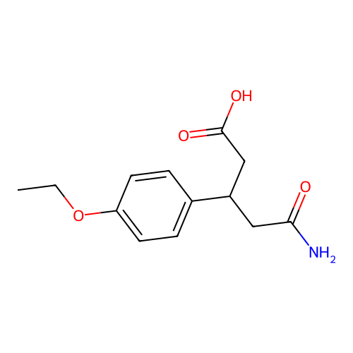 5-Amino-3-(4-ethoxyphenyl)-5-oxopentanoic acid structure