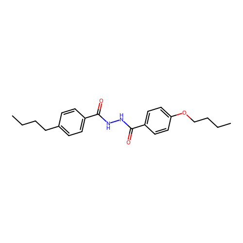 4-butoxy-N'-[(4-butylphenyl)carbonyl]benzohydrazide structure