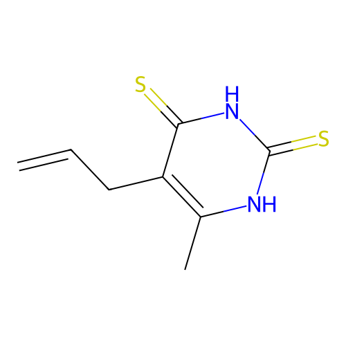6-Methyl-5-prop-2-enylpyrimidine-2,4-dithiol structure