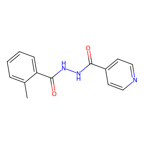 N'-isonicotinoyl-2-methylbenzohydrazide structure