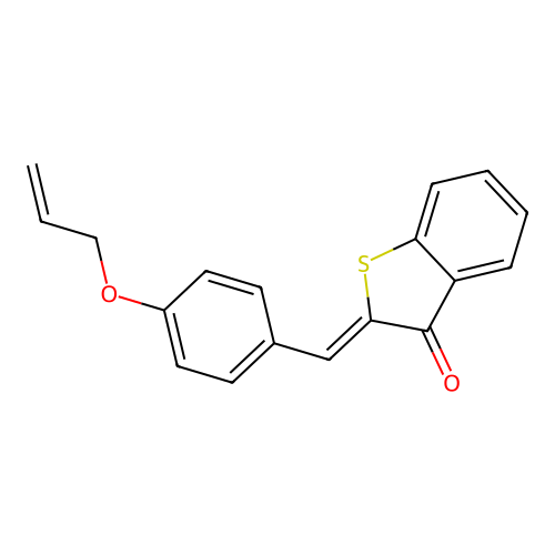 2-[(4-Prop-2-enoxyphenyl)methylidene]-1-benzothiophen-3-one structure