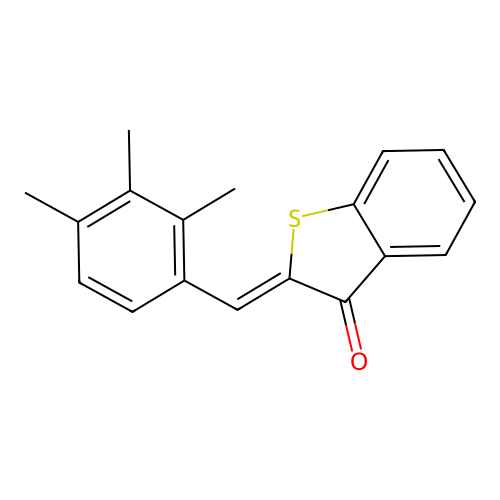 2-[(2,3,4-Trimethylphenyl)methylidene]-1-benzothiophen-3-one structure