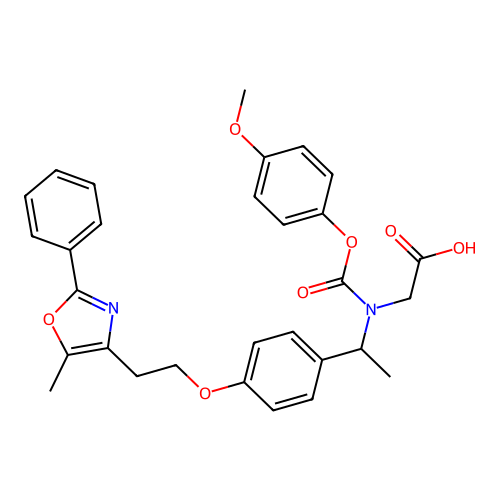 Peliglitazar racemate structure