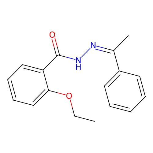 2-乙氧基-N-(1-苯基亚乙氨基)苯甲酰胺 structure