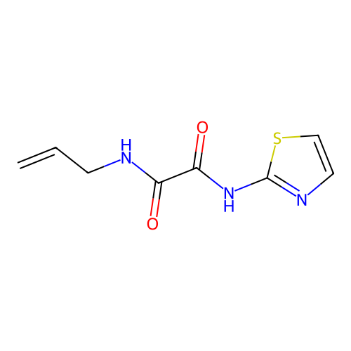 N-(prop-2-en-1-yl)-N'-(1,3-thiazol-2-yl)ethanediamide structure