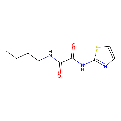 N-butyl-N'-(1,3-thiazol-2-yl)ethanediamide structure