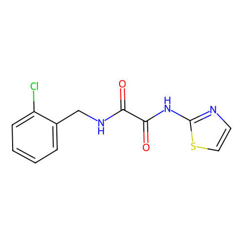 N-(2-Chloro-benzyl)-N'-thiazol-2-yl-oxalamide structure