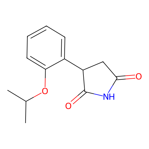 3-[2-(Propan-2-yloxy)phenyl]pyrrolidine-2,5-dione structure