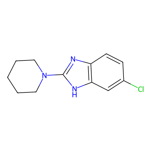 6-chloro-2-piperidin-1-yl-1H-benzimidazole structure