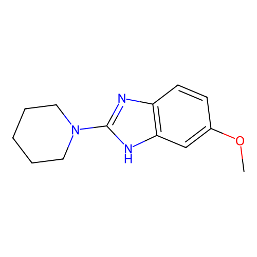 5-methoxy-2-piperidin-1-yl-1H-benzimidazole structure