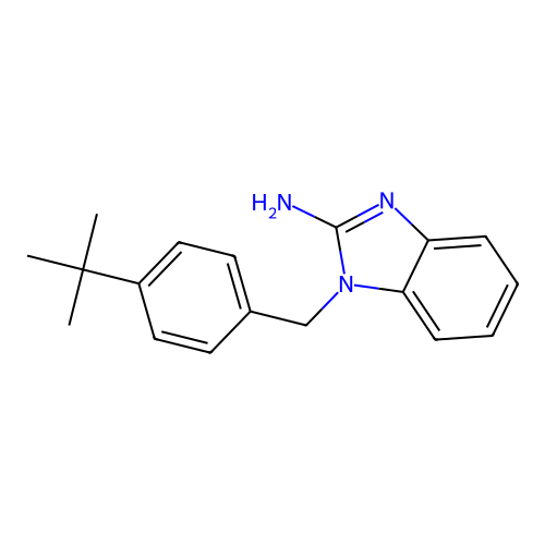 1-(4-tert-Butylbenzyl)-1H-benzimidazol-2-amine structure