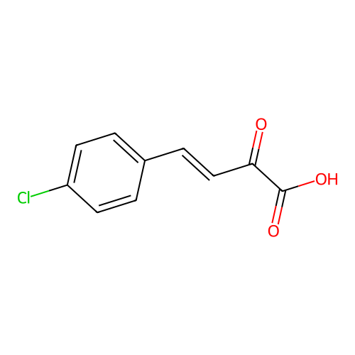 4-(4-Chlorophenyl)-2-oxobut-3-enoic acid structure