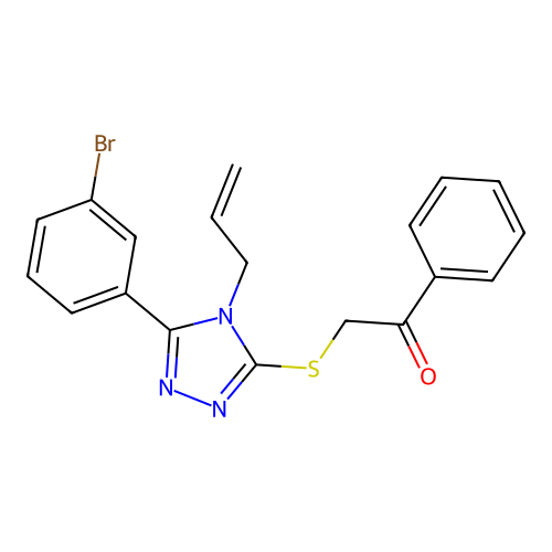 C19H16BrN3OS structure