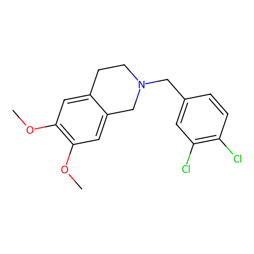 2-(3,4-Dichlorobenzyl)-6,7-dimethoxy-1,2,3,4-tetrahydroisoquinoline structure