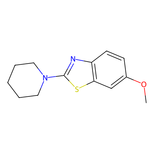 6-Methoxy-2-(piperidin-1-yl)benzo[d]thiazole structure