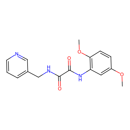 N-(2,5-dimethoxyphenyl)-N'-(pyridin-3-ylmethyl)ethanediamide structure