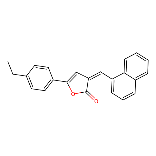 5-(4-Ethylphenyl)-3-(naphthalen-1-ylmethylidene)furan-2-one structure