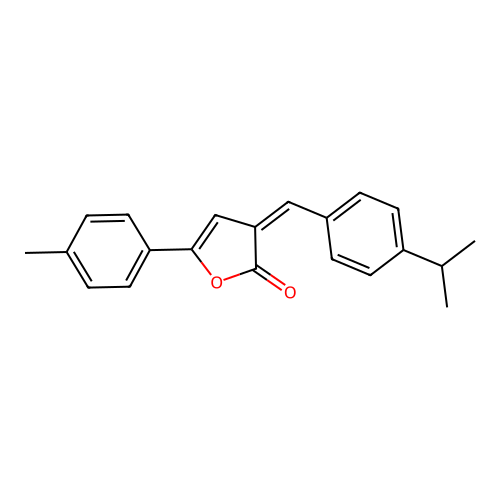 5-(4-Methylphenyl)-3-[(4-propan-2-ylphenyl)methylidene]furan-2-one structure