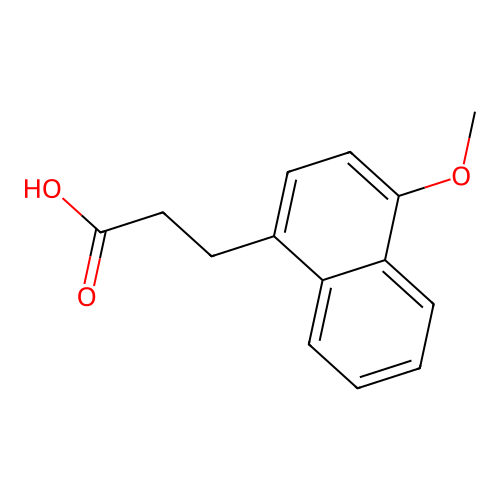 3-(4-Methoxynaphthalen-1-yl)propanoic acid structure