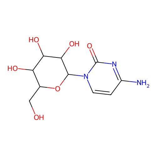 4-Amino-1-[3,4,5-trihydroxy-6-(hydroxymethyl)oxan-2-yl]pyrimidin-2-one structure