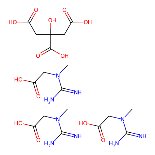 Tricreatine citrate structure