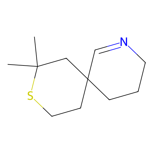 8,8-Dimethyl-9-thia-2-azaspiro[5.5]undec-1-ene structure