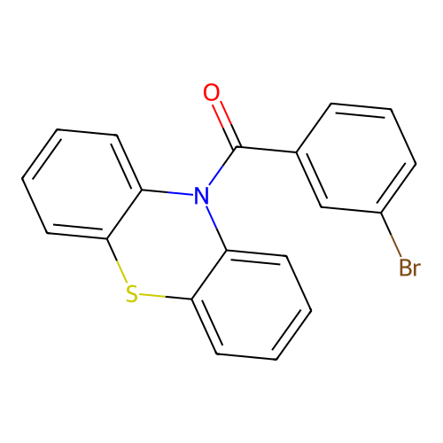(3-bromophenyl)(10H-phenothiazin-10-yl)methanone structure